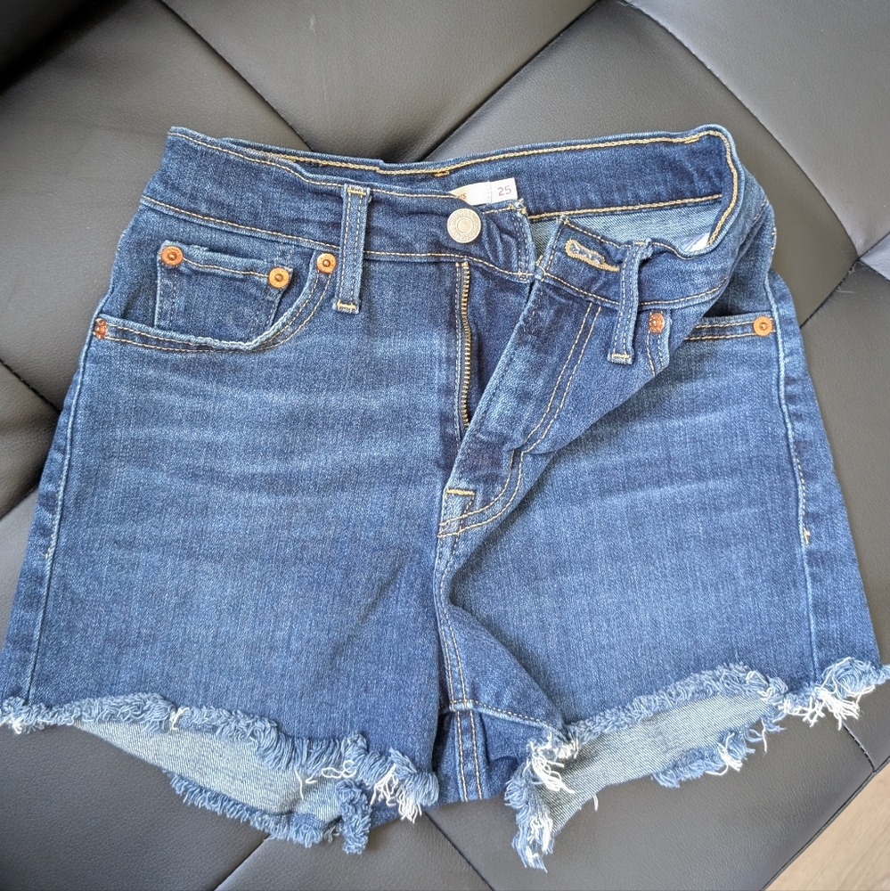 Levi's Blue Denim Shorts